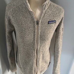 Patagonia Heathered Gray Zip-Up Jacket
